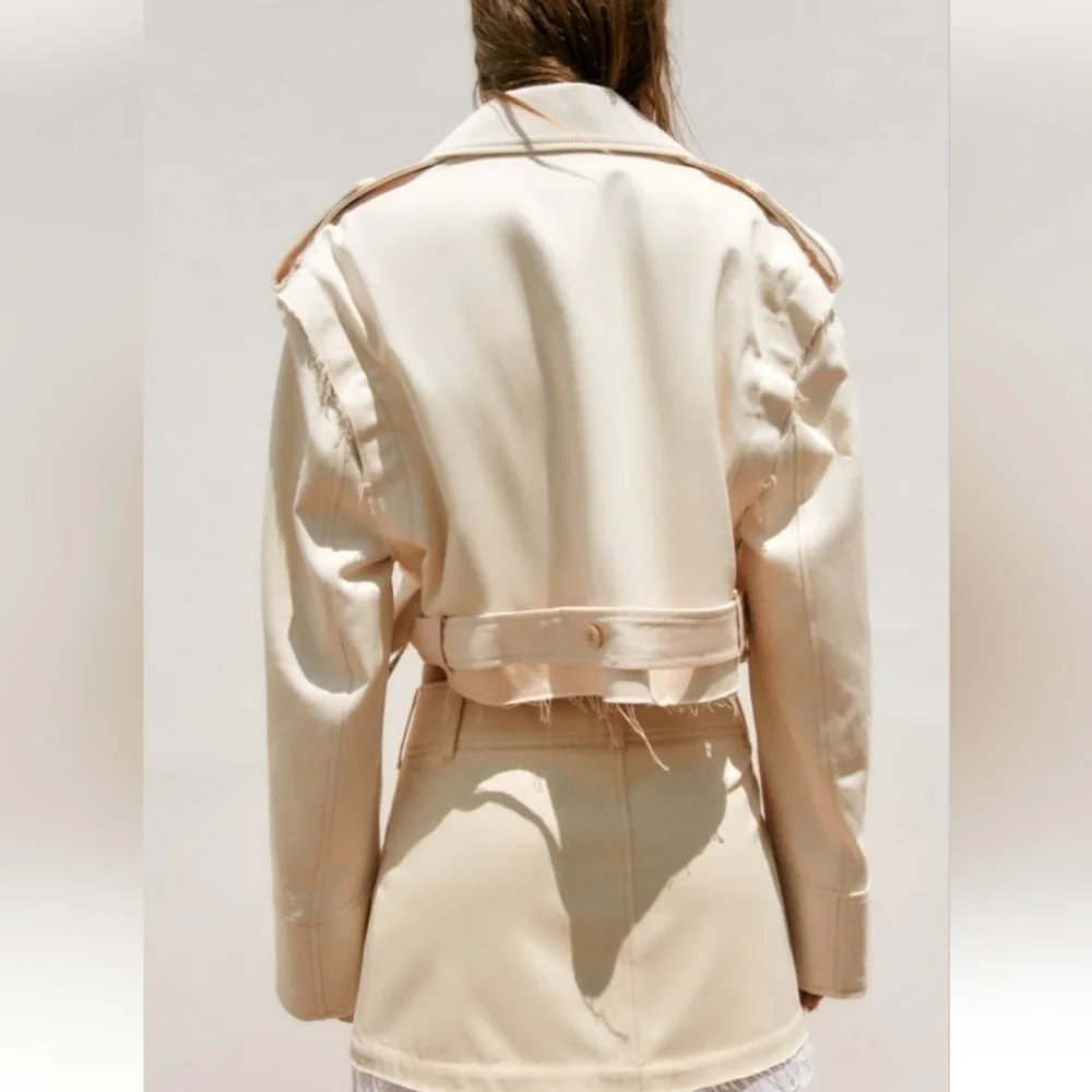 Zara Convertible Crop Cotton Jacket_2